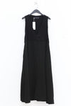 Marc le bihan double stitching long skirt 2180 black